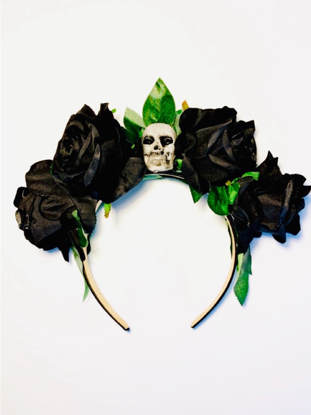 Prom Handmade Flower Crown Festival Skull Flower Crown - Picture 2 of 6